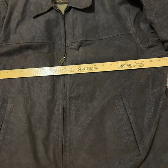 COLUMBIA‎ Mens Brown Leather Jacket Size XL in very good condition - Picture 13 of 16